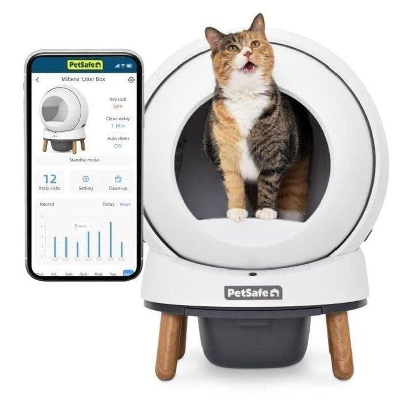 PetSafe SmartSpin Litière Autonettoyante Connectée pour Chat Adulte