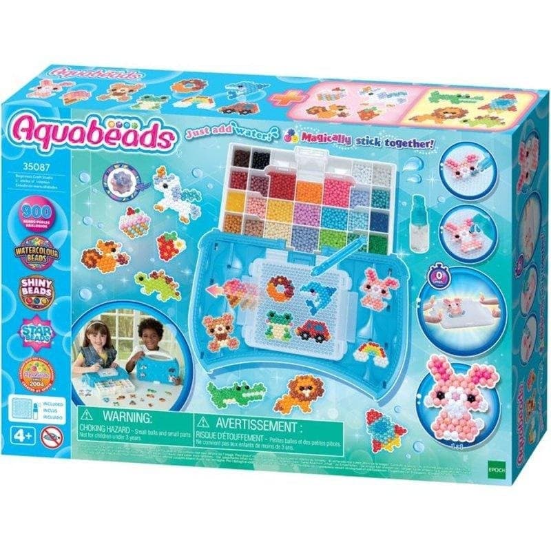Kit Créatif Aquabeads Beginners Craft Studio 900 Perles Multicolor