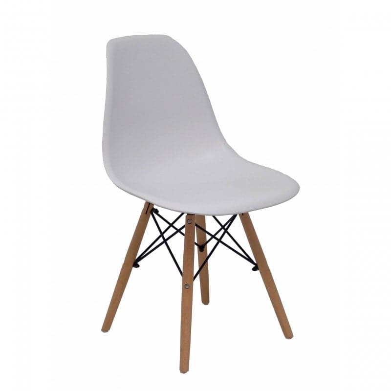 Piqueras y Crespo Priego Pack de 4 chaises blanches