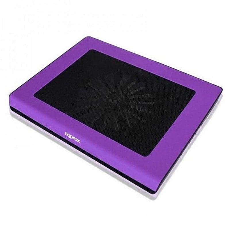 Approx APPNBC06 système de refroidissement pour ordinateurs portables 39,6 cm (15.6") 1500 tr/min Noir, Violet