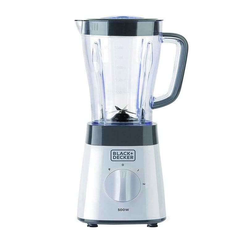 Black&Decker BXJB500E Mixeur en verre 500W Blanc
