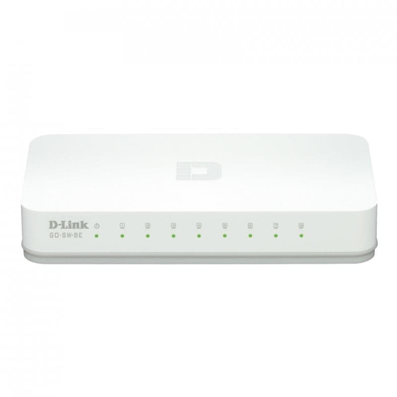 D-Link GO-SW-8E Switch Plástico 8 puertos 10/100 Mbps