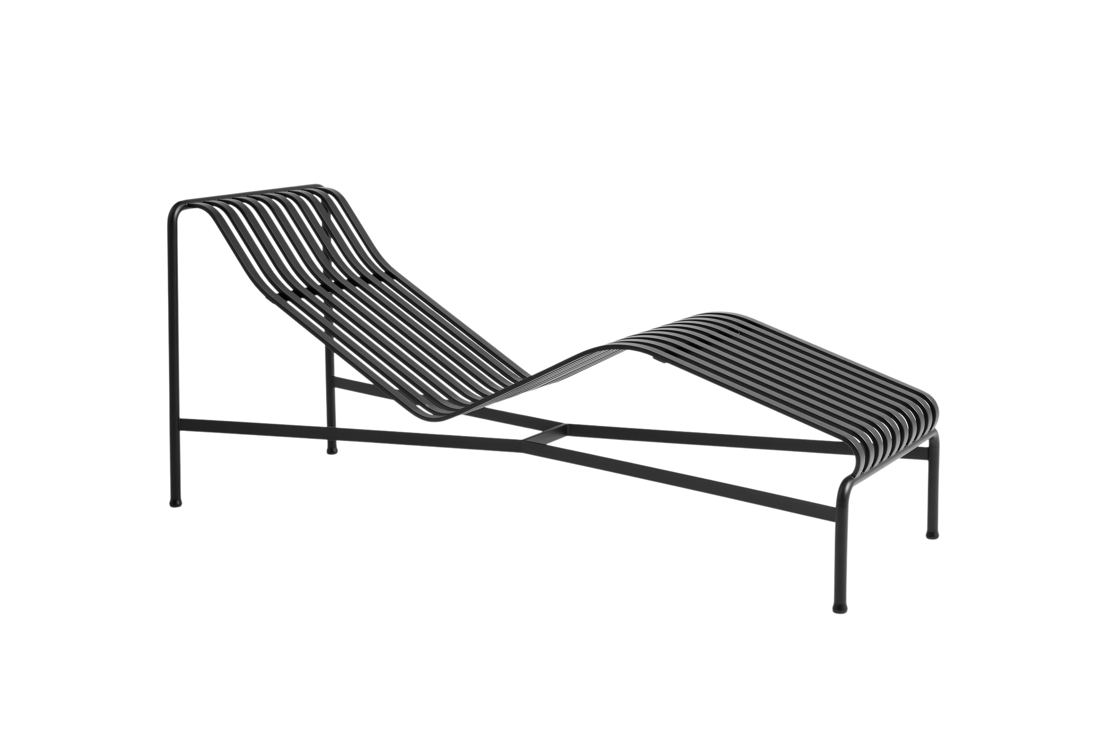 HAY Palissade Chaise Longue - anthracite
