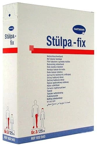 Ruban tubulaire Stulpa-fix (932543), n° 3, 25 m, Hartmann