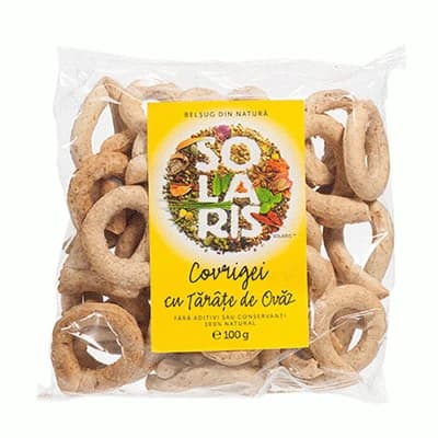 Bretzels aux flocons d'avoine, 100 g, Solaris
