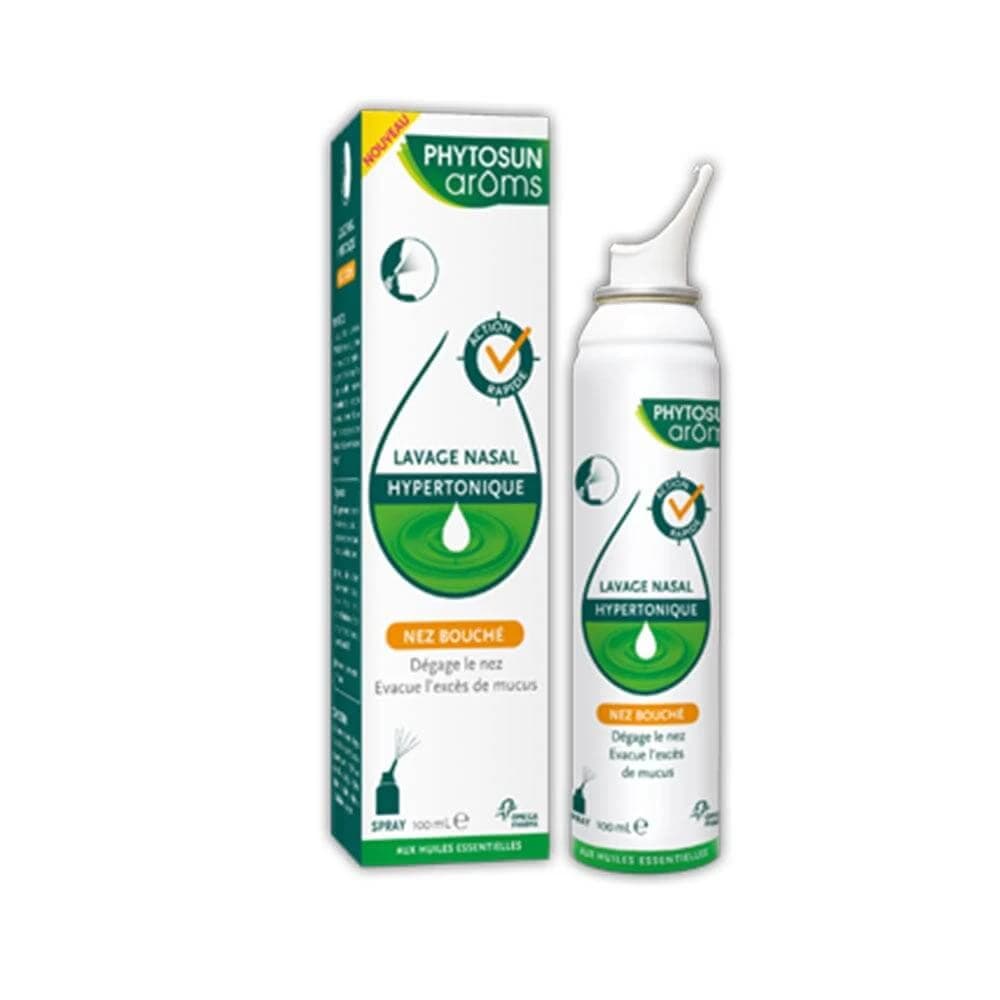 Phytosun Aroms Spray Lavage Nasal Hypertonique Nez Bouche Phystosun 100ml