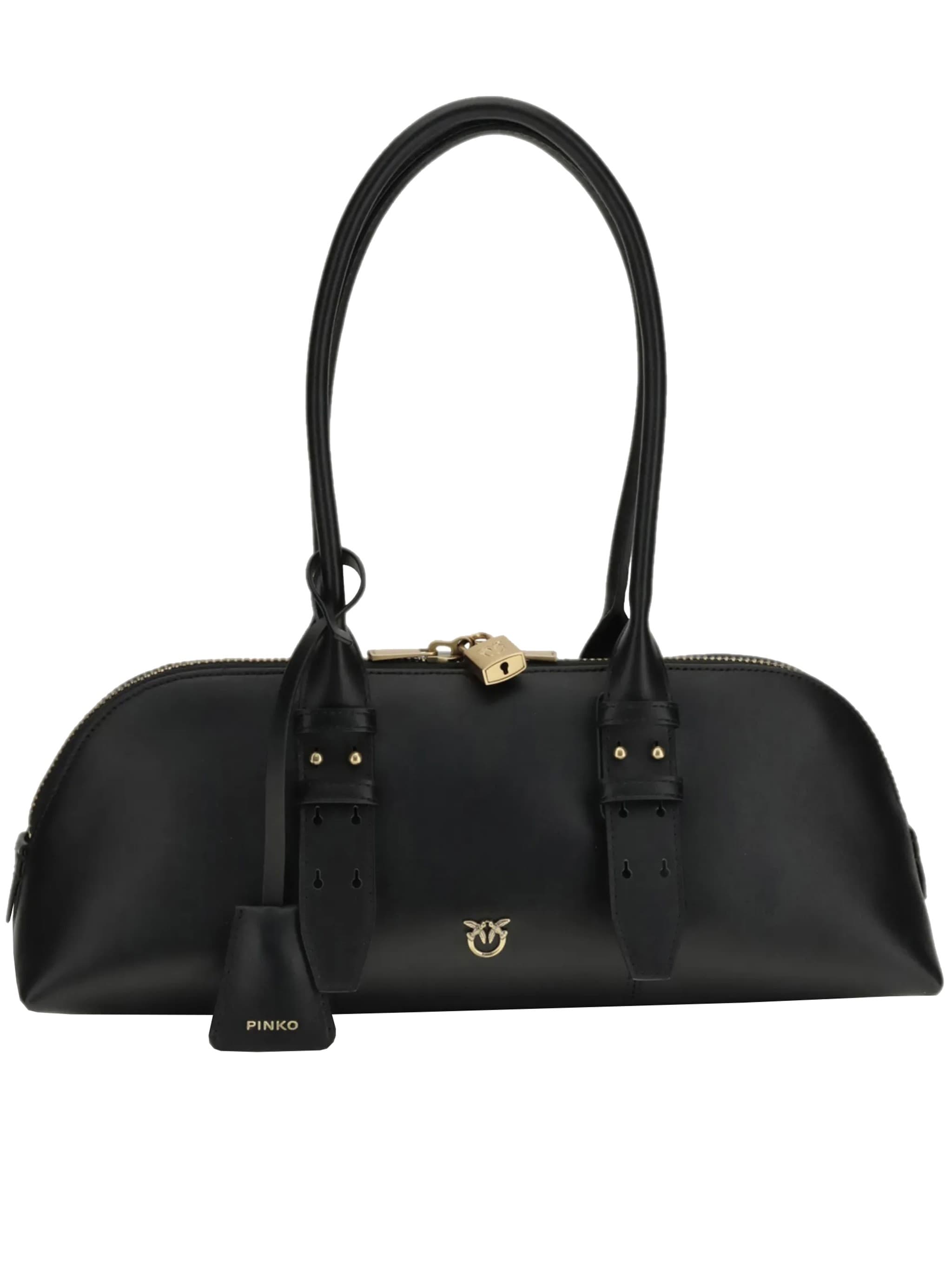PINKO Big Horizontal Bowling Bag