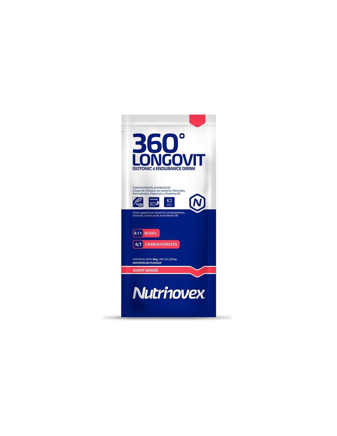 Boisson Isotonic Nutrinovex Longovit 360 Pastèque 60gr