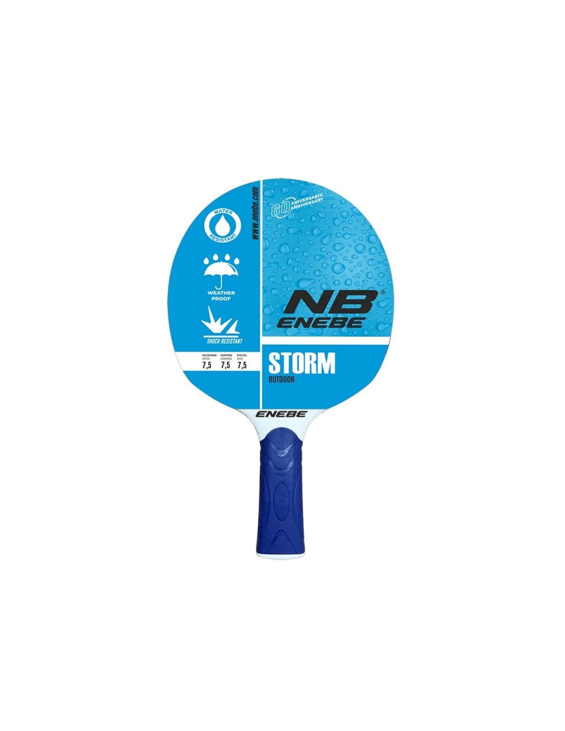 Raquette padel tennis de table Enebe de Pong Storm Blue