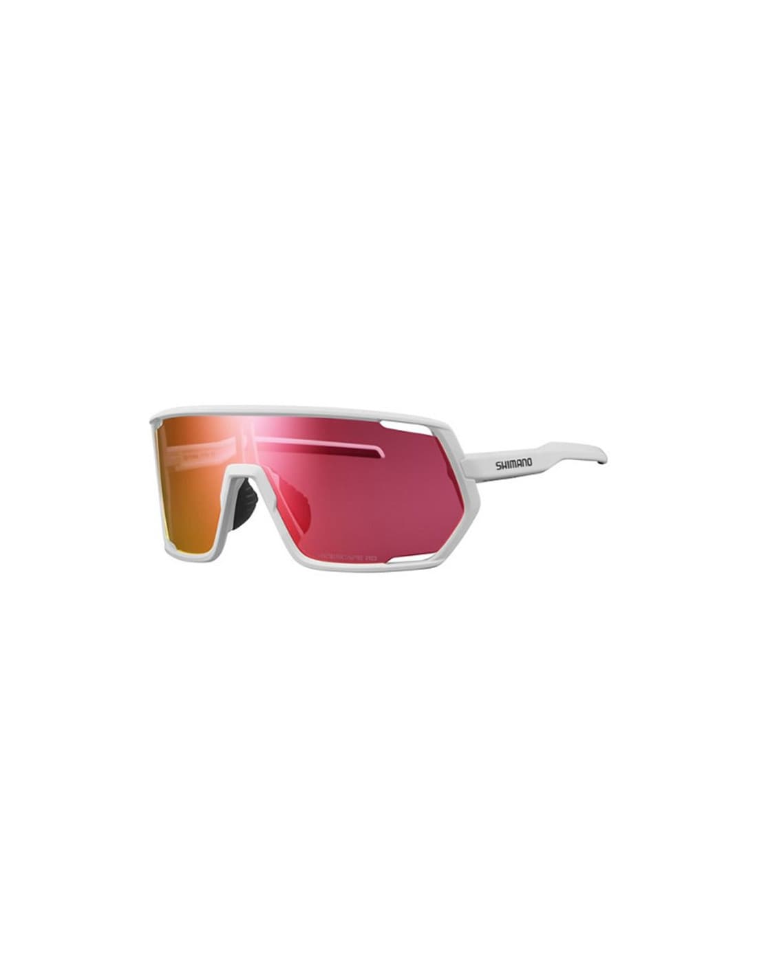 Lunettes de soleil de Cyclisme Shimano Route CE-TCNM2 Blanc Mat
