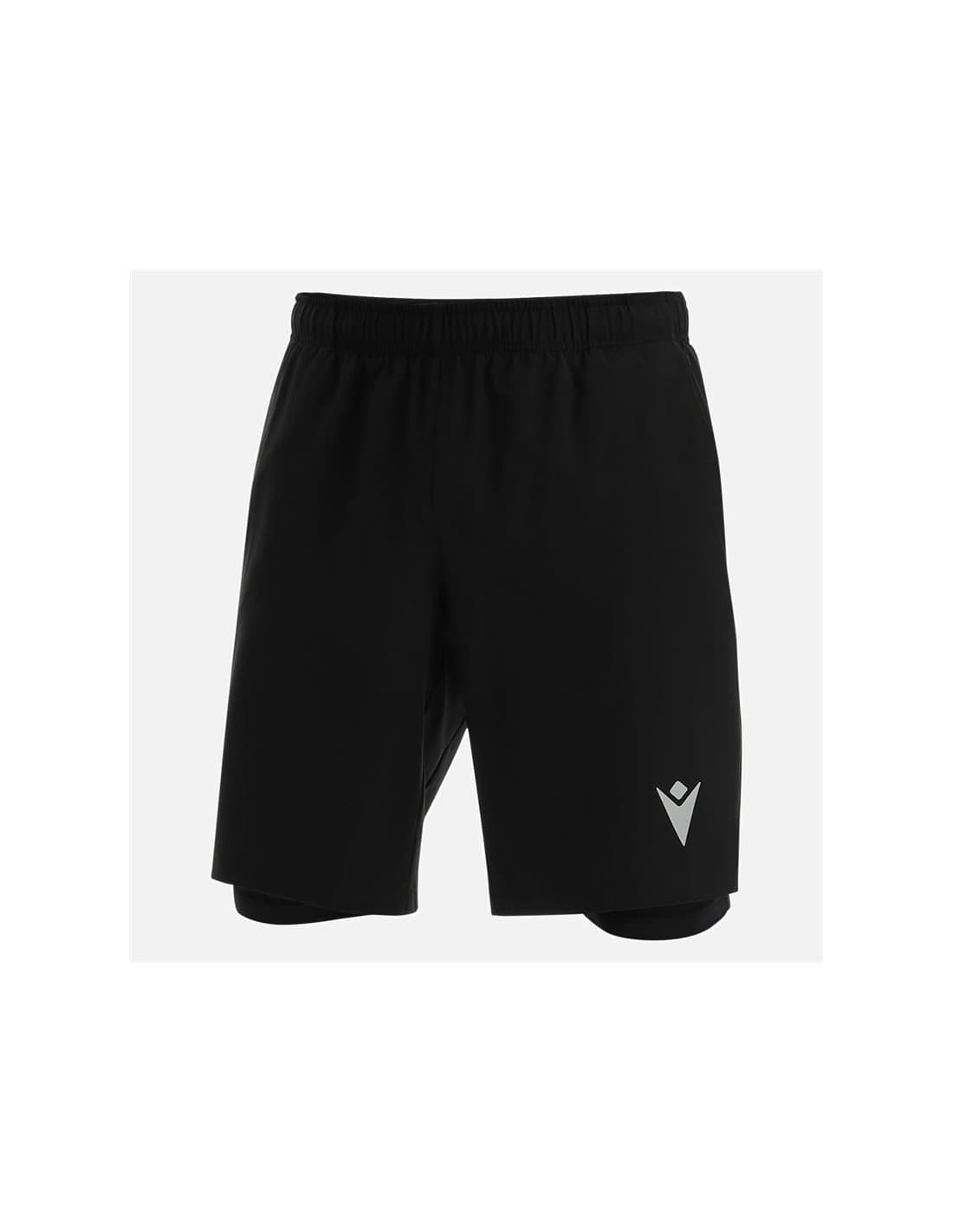 Pantalon Pádel de Macron Cb Matias Double Noir Homme