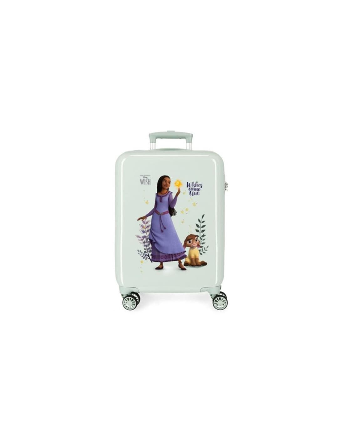 Valise Disney Abs 55Cm 4W Wish Come True Menthe Verte