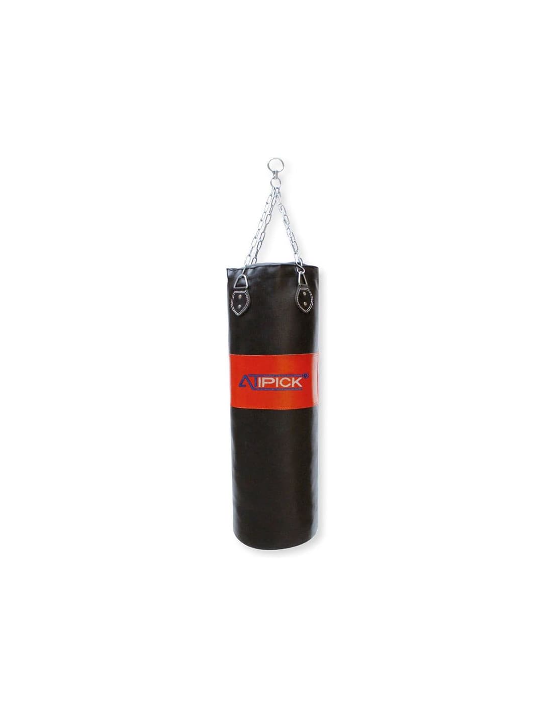 Sac de boxe Atipick PVC avec chaîne. vide. 100x30 cm