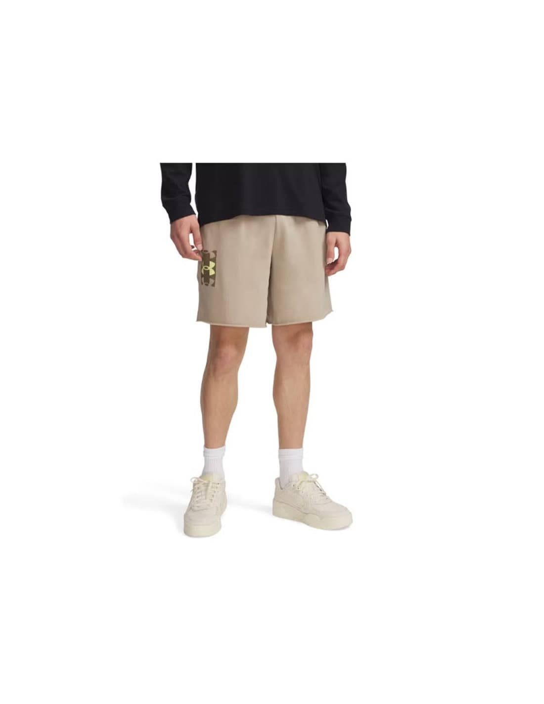 Pantalons Under Armour Homme Short Rival Terrylogo8Inshort Marron
