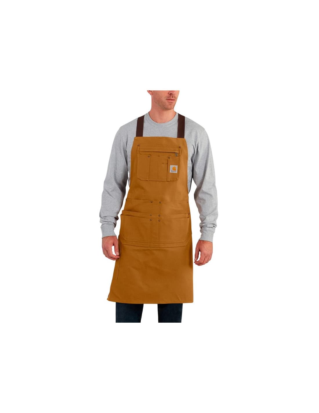 Tablier Carhartt en toile robuste marron