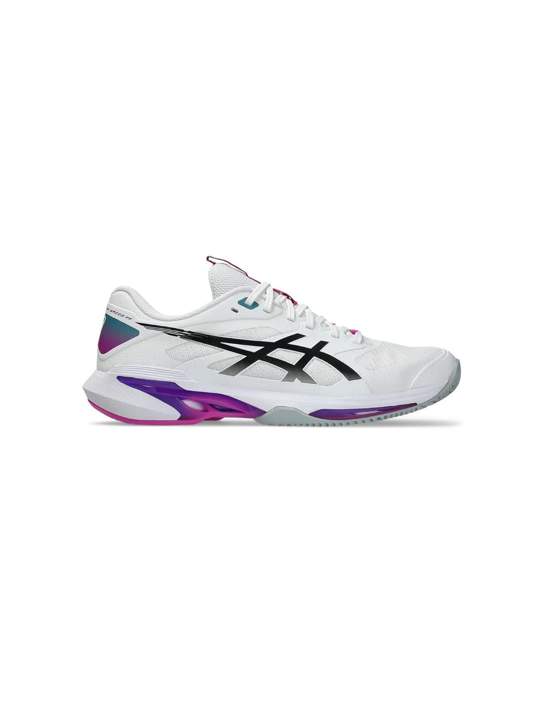 Chaussures de Tennis ASICS Solution Speed Ff 4 Clay Homme Blanc/Digital Sakura