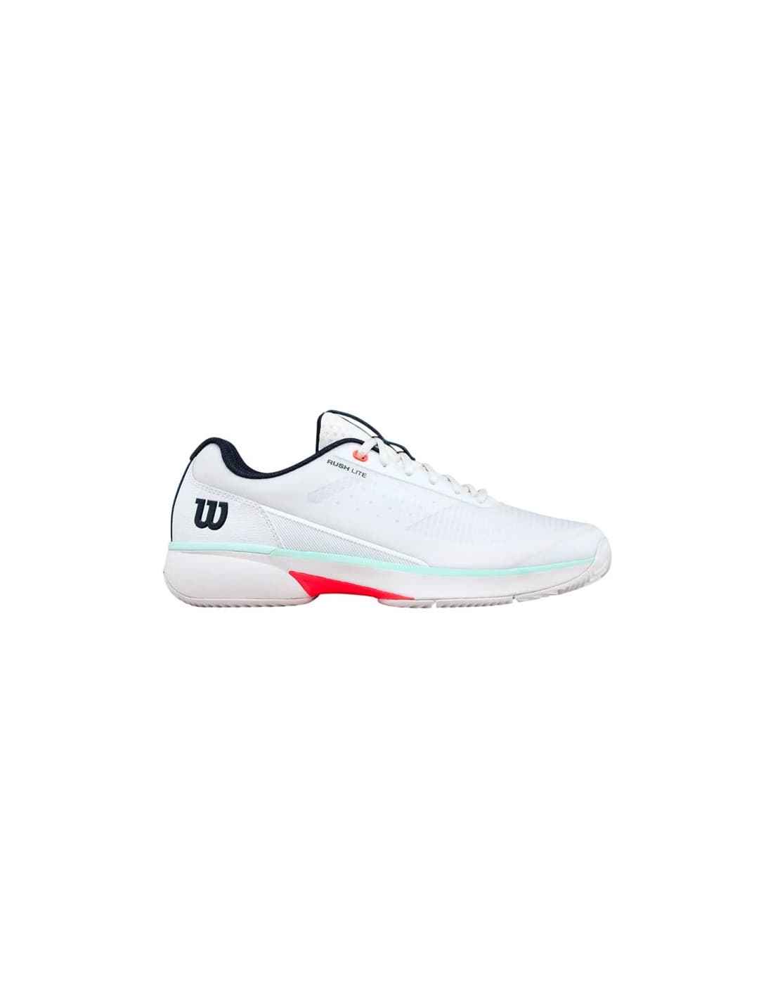 Chaussures Tennis Wilson Rush Lite Clay Ba Homme , blanc/baie/corail