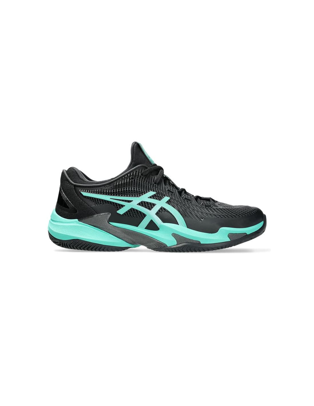 Chaussures Tennis ASICS Court FF3 Clay Homme noir/vert