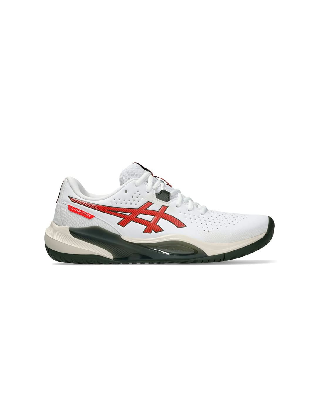 Chaussures Tennis Asics Gel Challenger 15 Homme , blanc/rouge cerise