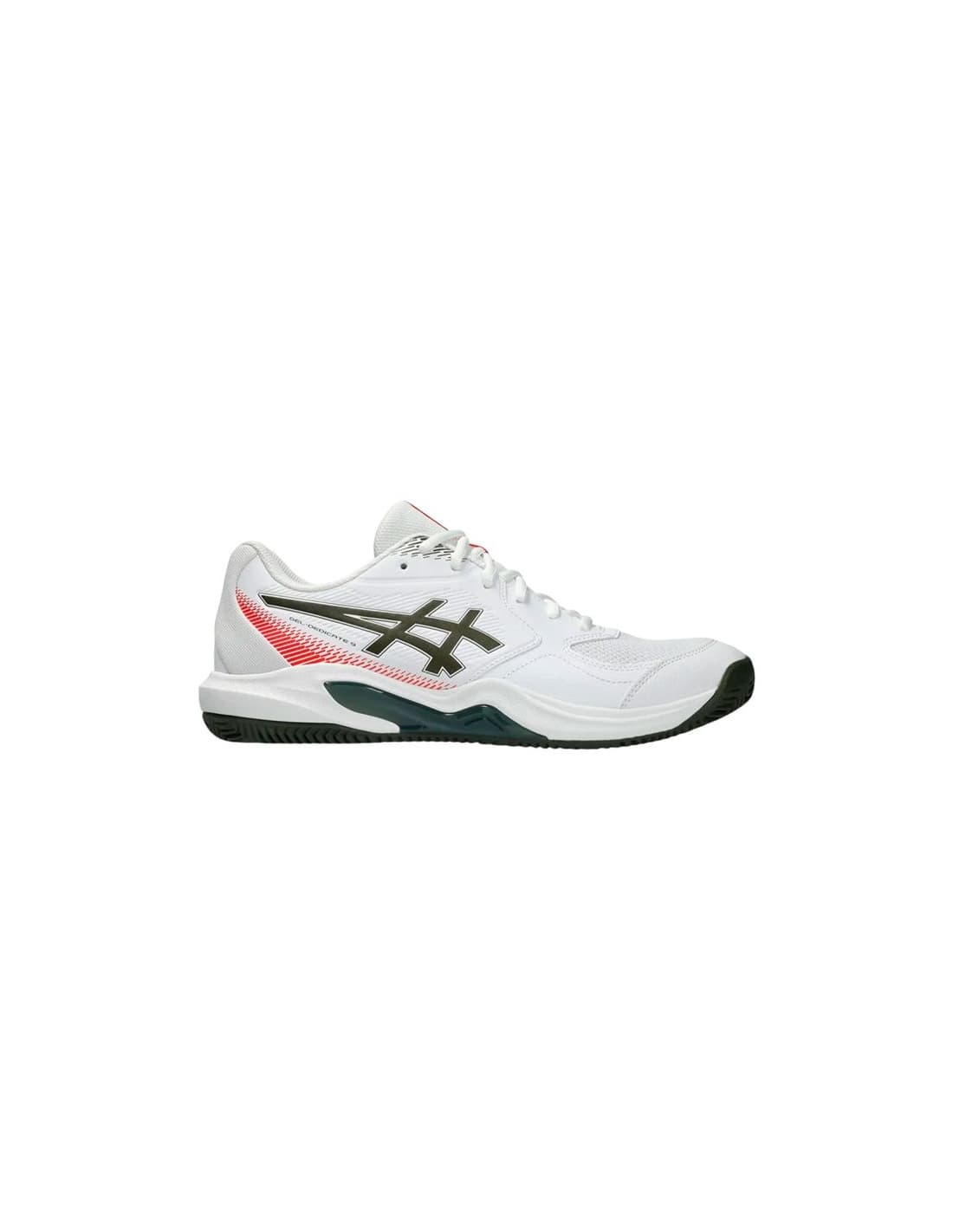 Chaussures Tennis Asics Gel Dedicate 9 Clay Homme blanc/kaki