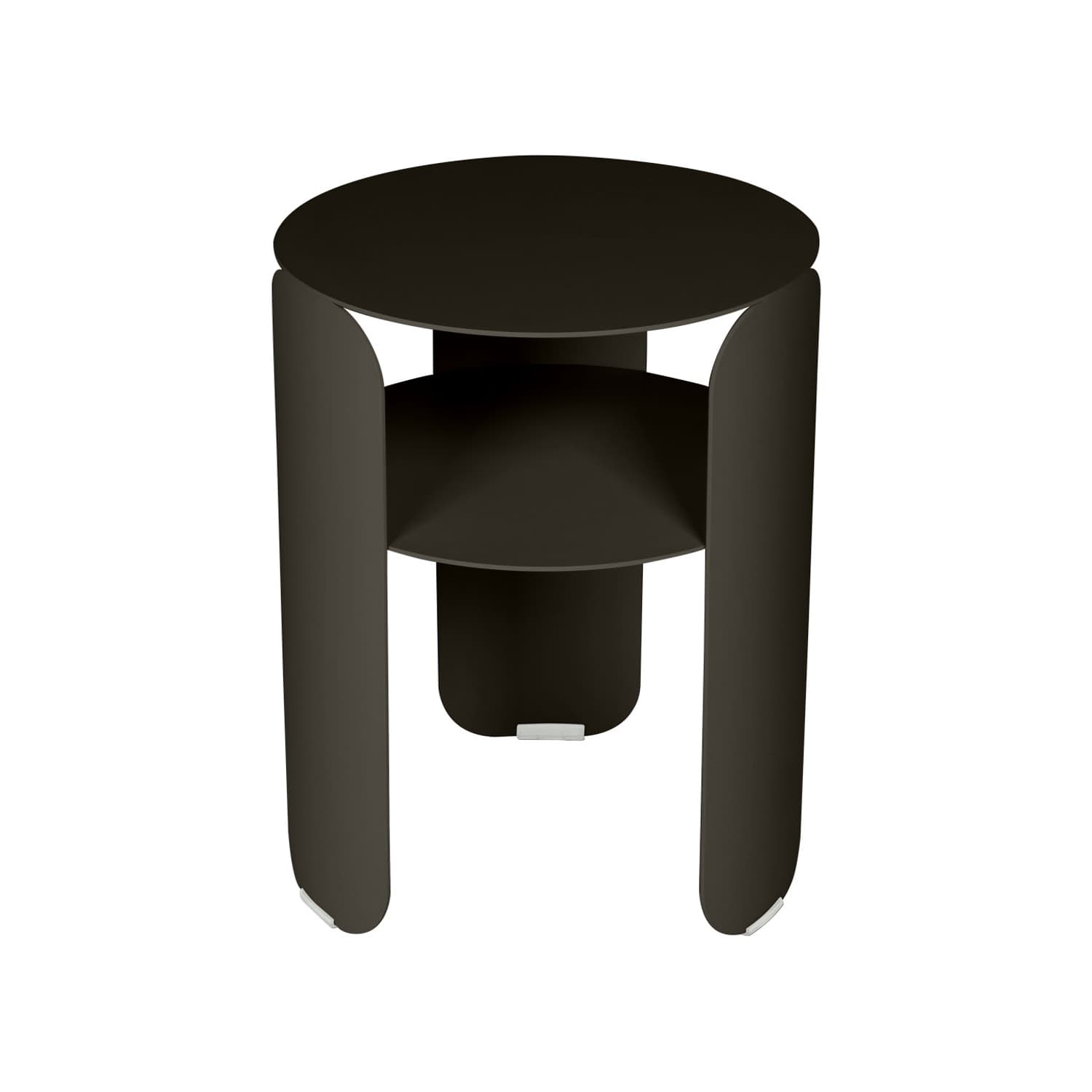 Fermob - Table d'appoint Bebop - Marron - Aluminium - Designer Tristan Lohner