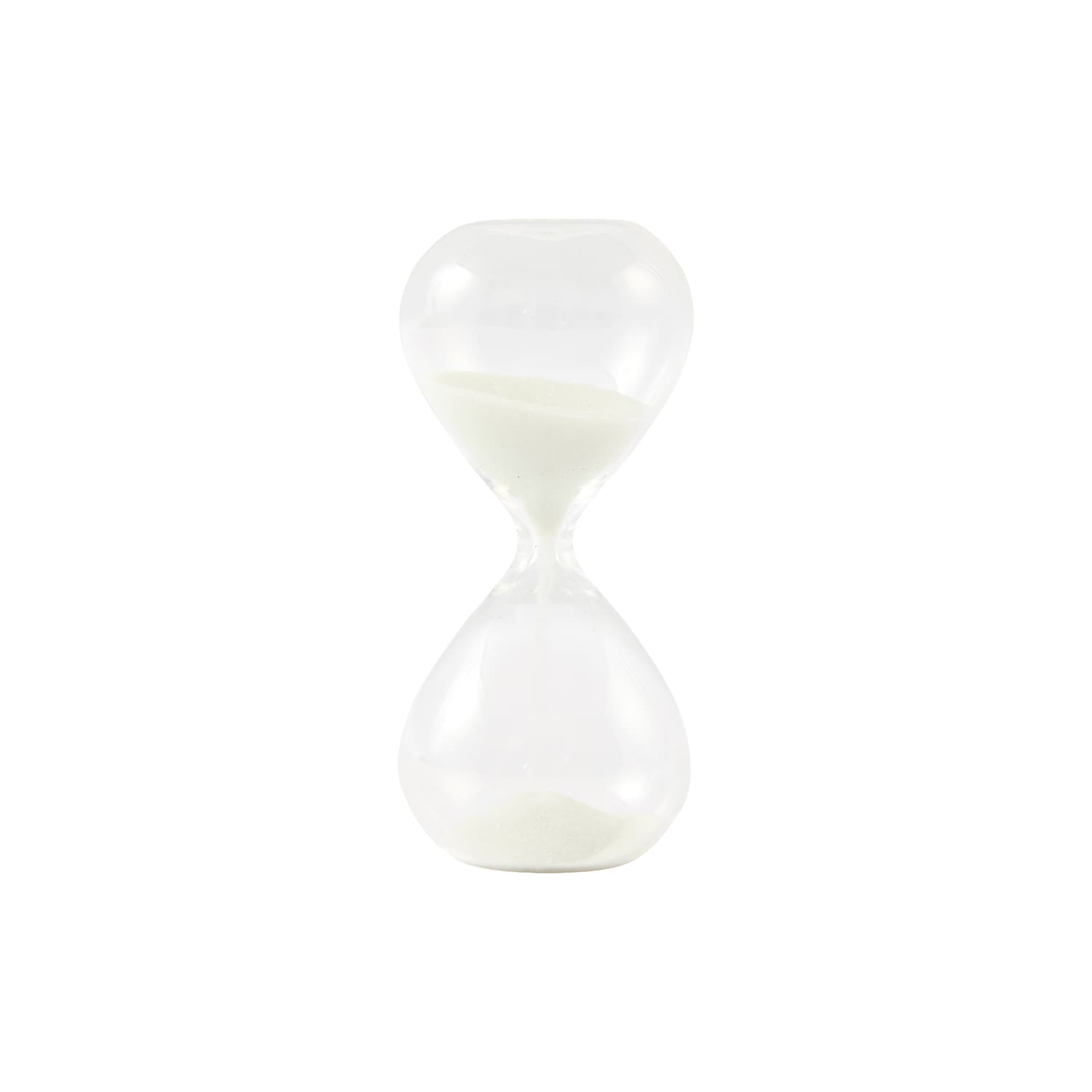 POLSPOTTEN - Sablier Ball - Blanc - Sable teinté