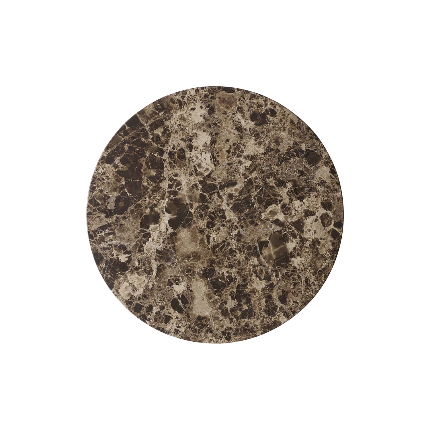 Audo Copenhagen - Accessoire Androgyne - Marron - Marbre Emperador - Designer Danielle Siggerud