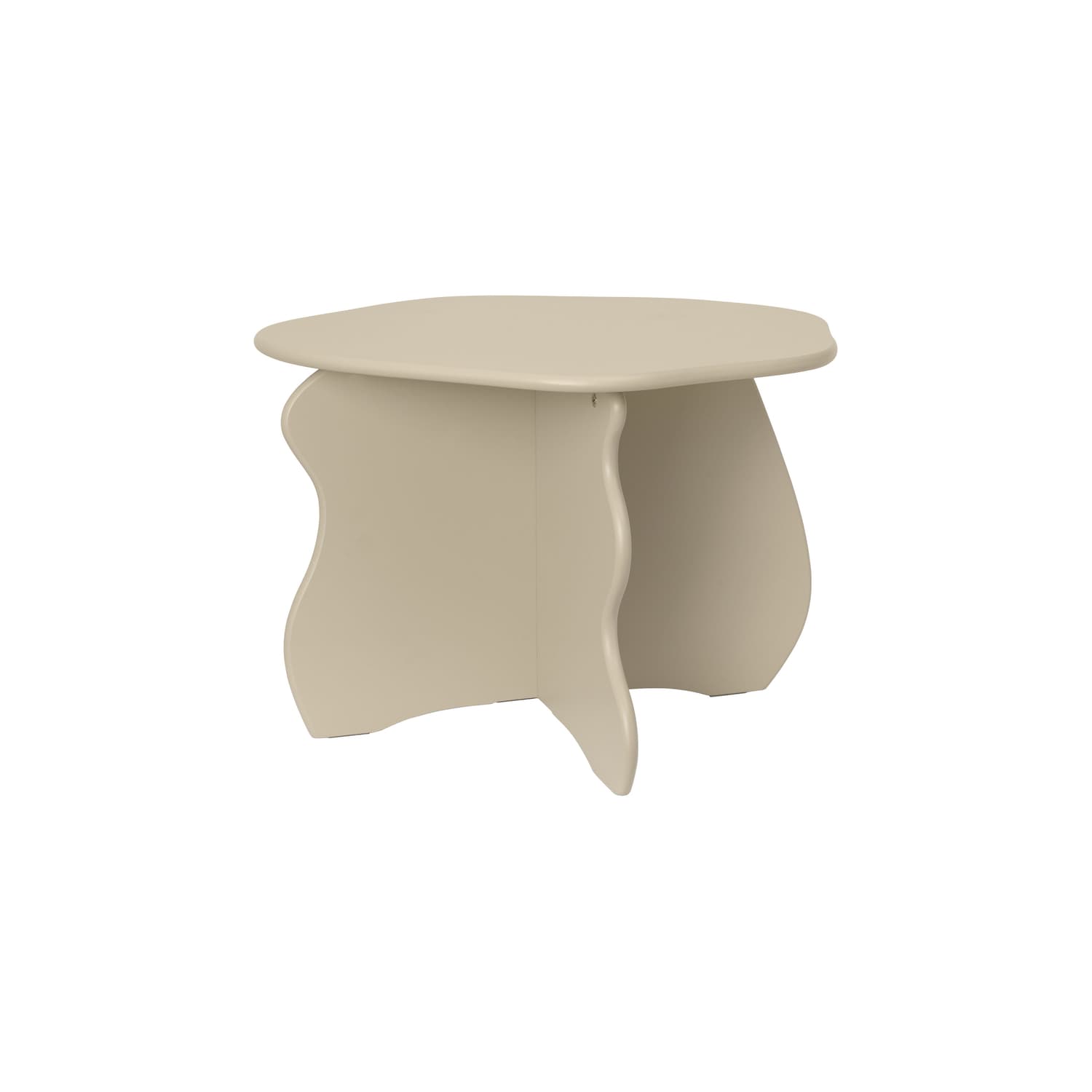 Ferm Living - Table enfant Slope - Beige - Panneaux de fibres de bois