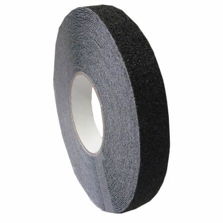 Rocol Ruban Noir en Plastique x 100 μm 1825 cm, 25mm x