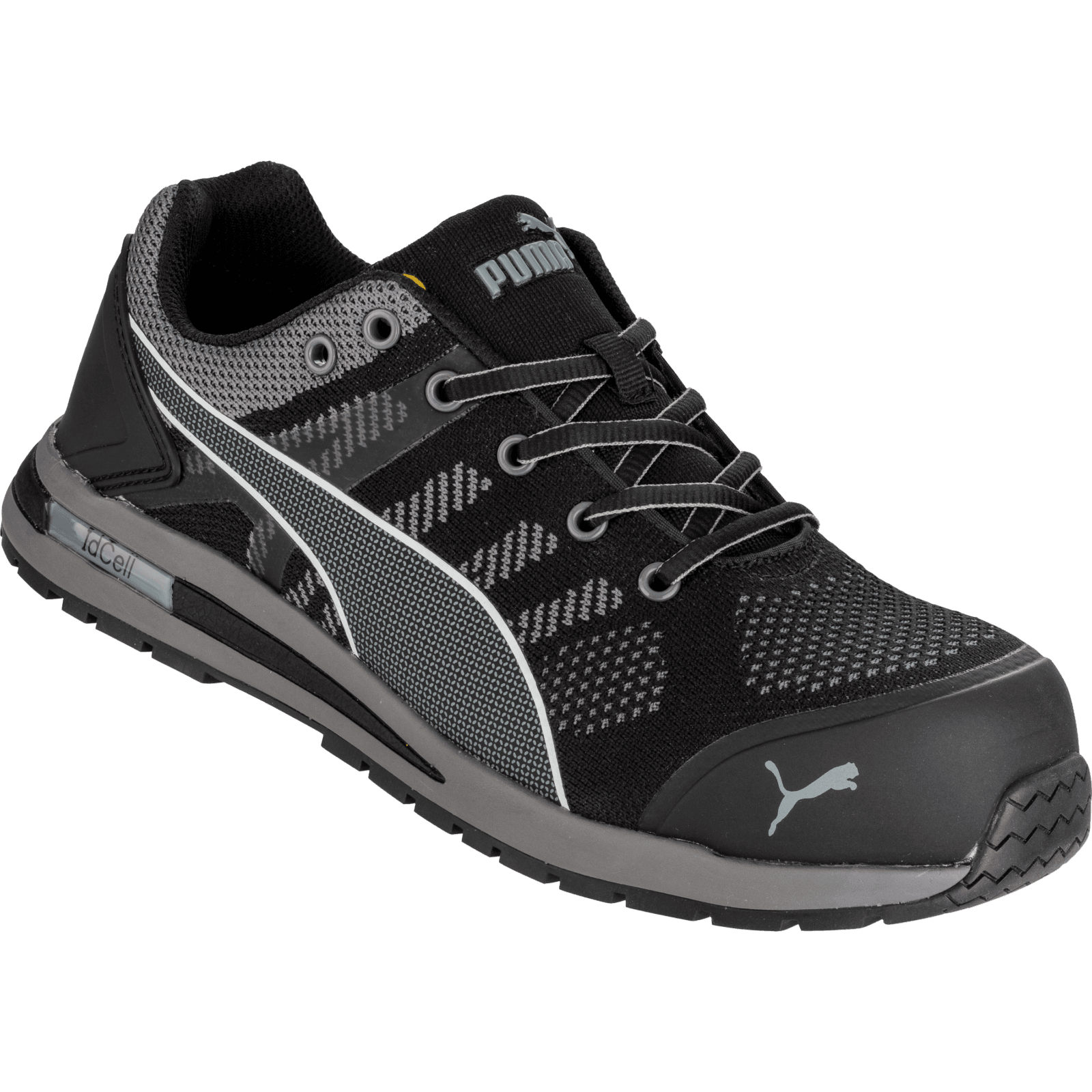 Baskets de sécurité S1P ESD HRO SRC Elevate Knit Black Puma noires