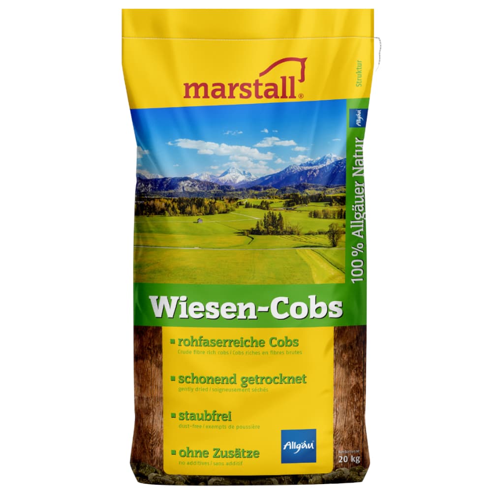 Lot économique : 2 x Marstall Wiesen Cobs 20 kg, nourriture pour chevaux