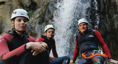 Canyoning sportif à Haut-Chassezac en Lozère
