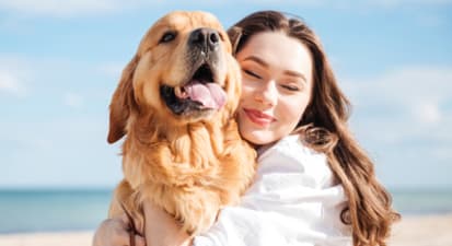 Shooting photo spécial maître et animal en extérieur à Strasbourg