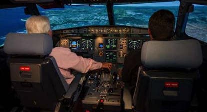 Simulation de vol sur Airbus près de Grenoble