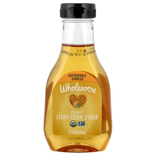 Wholesome Sweeteners, Sirop de maïs léger biologique, 228 g