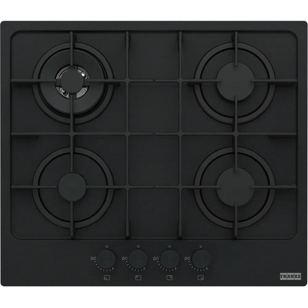 Plaque de cuisson à gaz 4 brûleurs Maris FHMA 604, noir mat