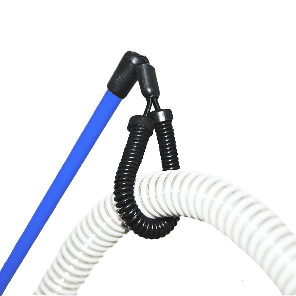 Support pour tuyau de PPC oxyhero basic, maintient le tuyau en suspension, démontable, prend peu de place, circuits de PPC, CPAP, apnée du sommeil
