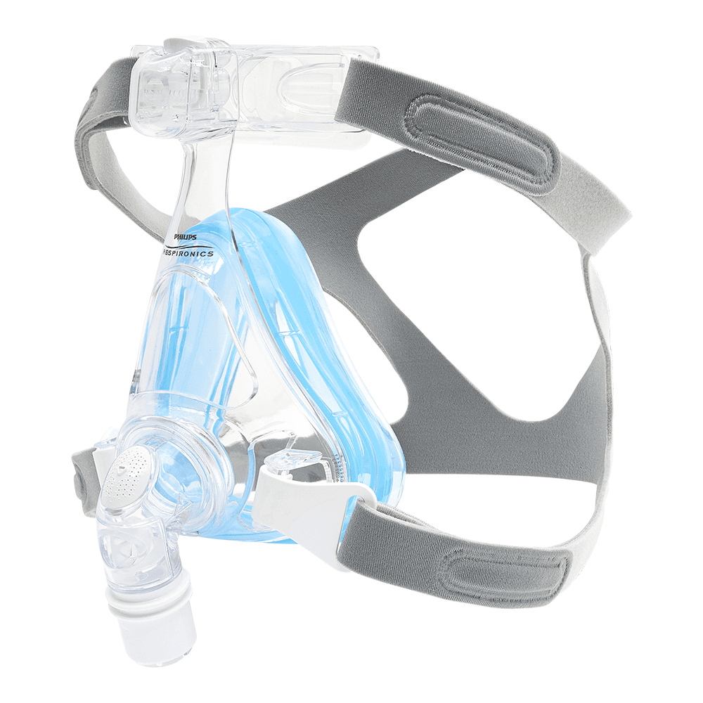Masque bucco-nasal Amara Gel de Philips Respironics, masque facial, coussin à gel, ventilation en PPC, CPAP, apnée du sommeil