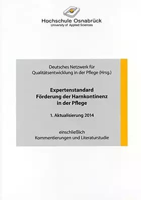 Expertenstandard Förderung der Harnkontinenz in der Pflege