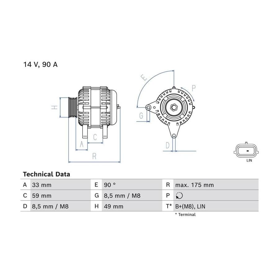 Dynamo 0.986.085.170 Bosch