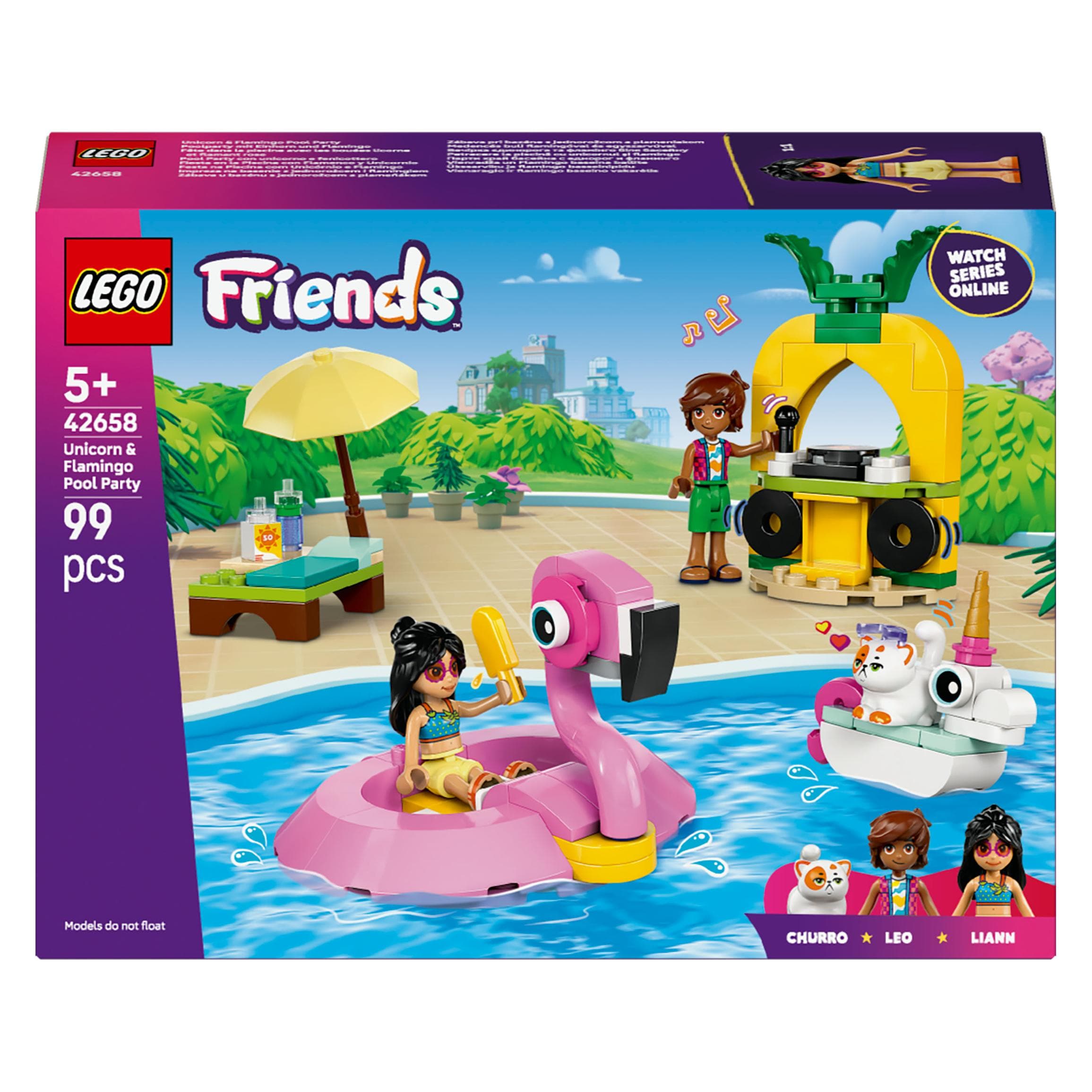 LEGO Poolparty mit Einhorn und Flamingo (LEGO Friends)