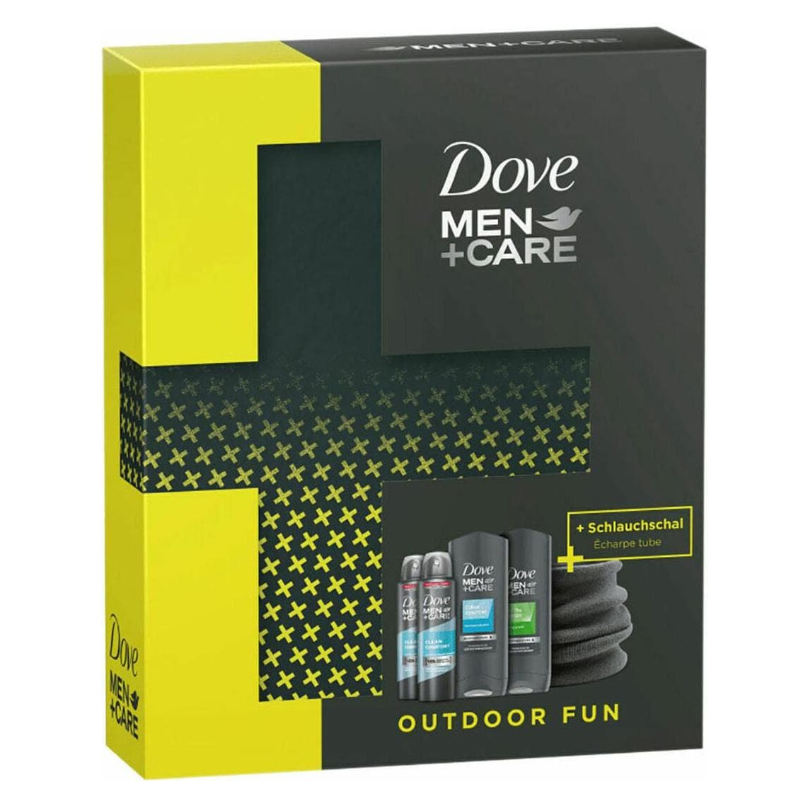 Dove, Set cadeau beauté, Hommes Care Clean Comfort Coffret cadeau de soins avec gel douche et déodorant (Set soin du corps)