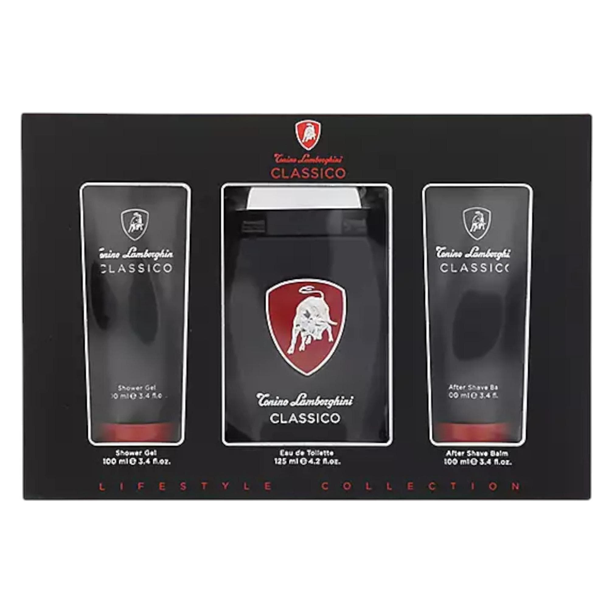 Tonino Lamborghini, Après-rasage, Set Classico Edt 125Ml +b 100Ml + 100Ml (Baume après-rasage, 100 ml)