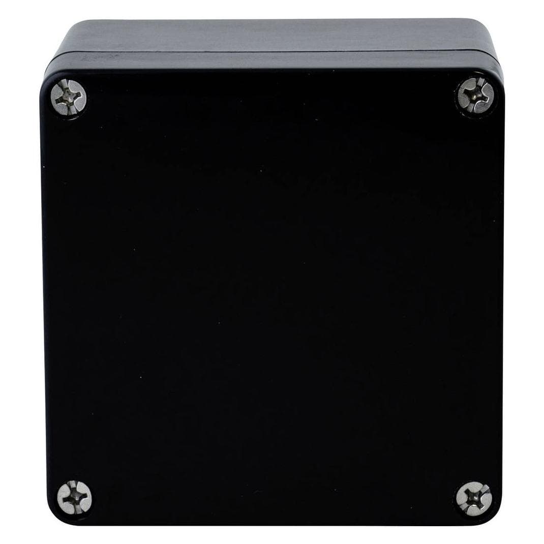 Boxexpert Elbe Polyester schwarz 12212090 Industrie-Gehäuse 120 x 122 x 90 Kuns (Boîtier), Accessoires électroniques + boîtier, Noir