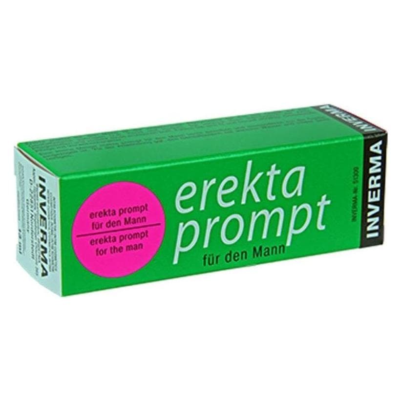 Inverma, Soins intimes, Erekta-Prompt pour homme NOUVEAU 13ml (Crème intime, 13 ml)