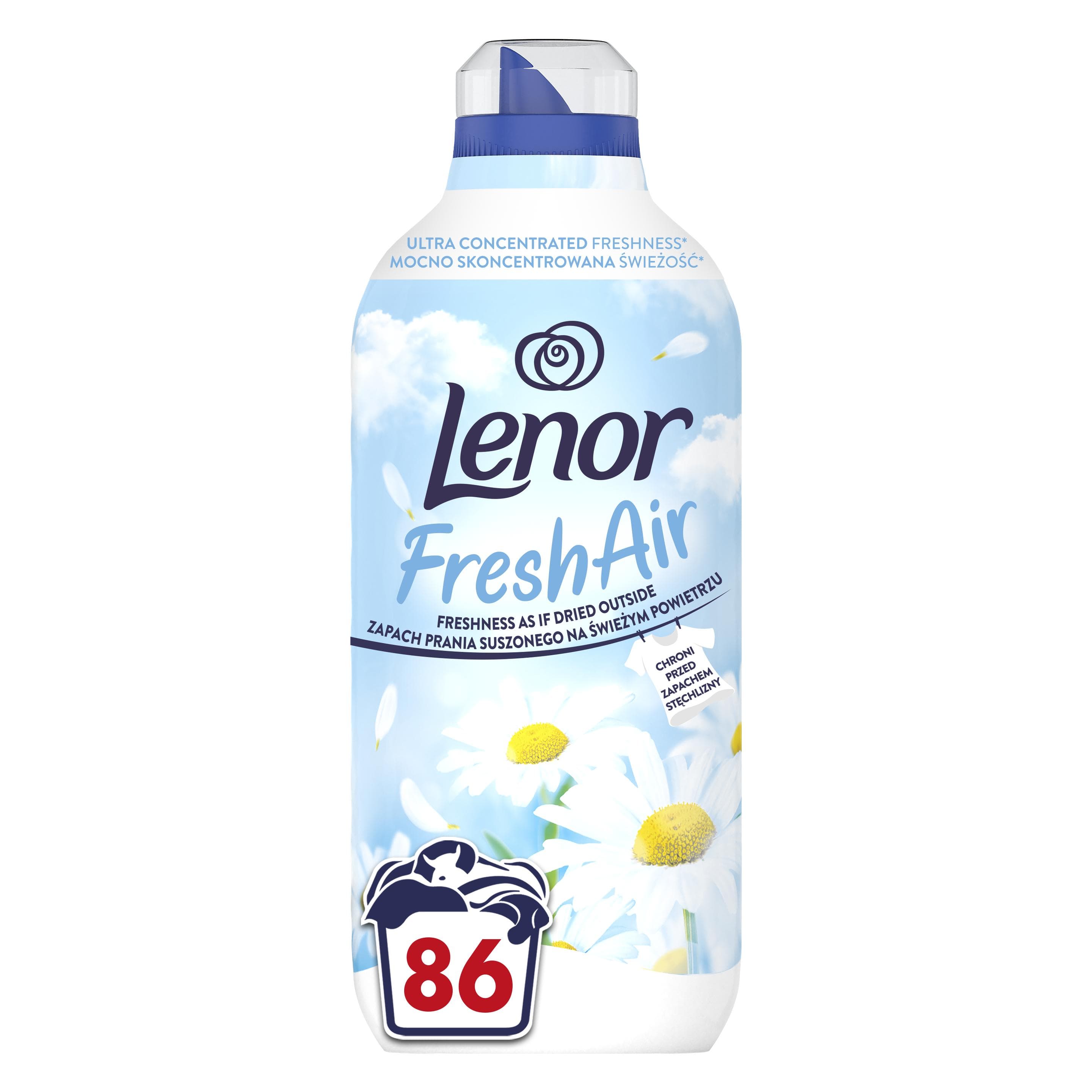 Lenor, Après-shampoing, Sensitive POP 1.204L, 86 Wash (1204 ml)