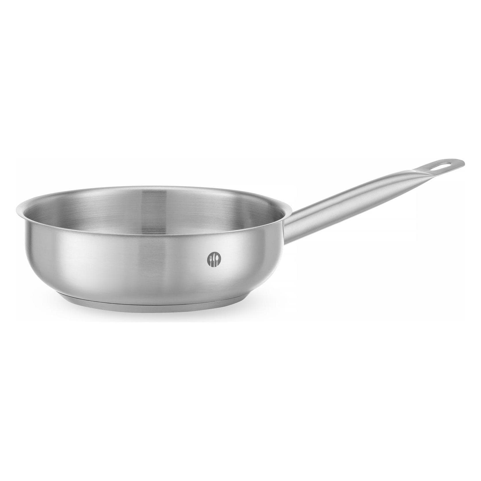 Hendi Sauteuse KitchenLine, Poêle + casserole, Argent