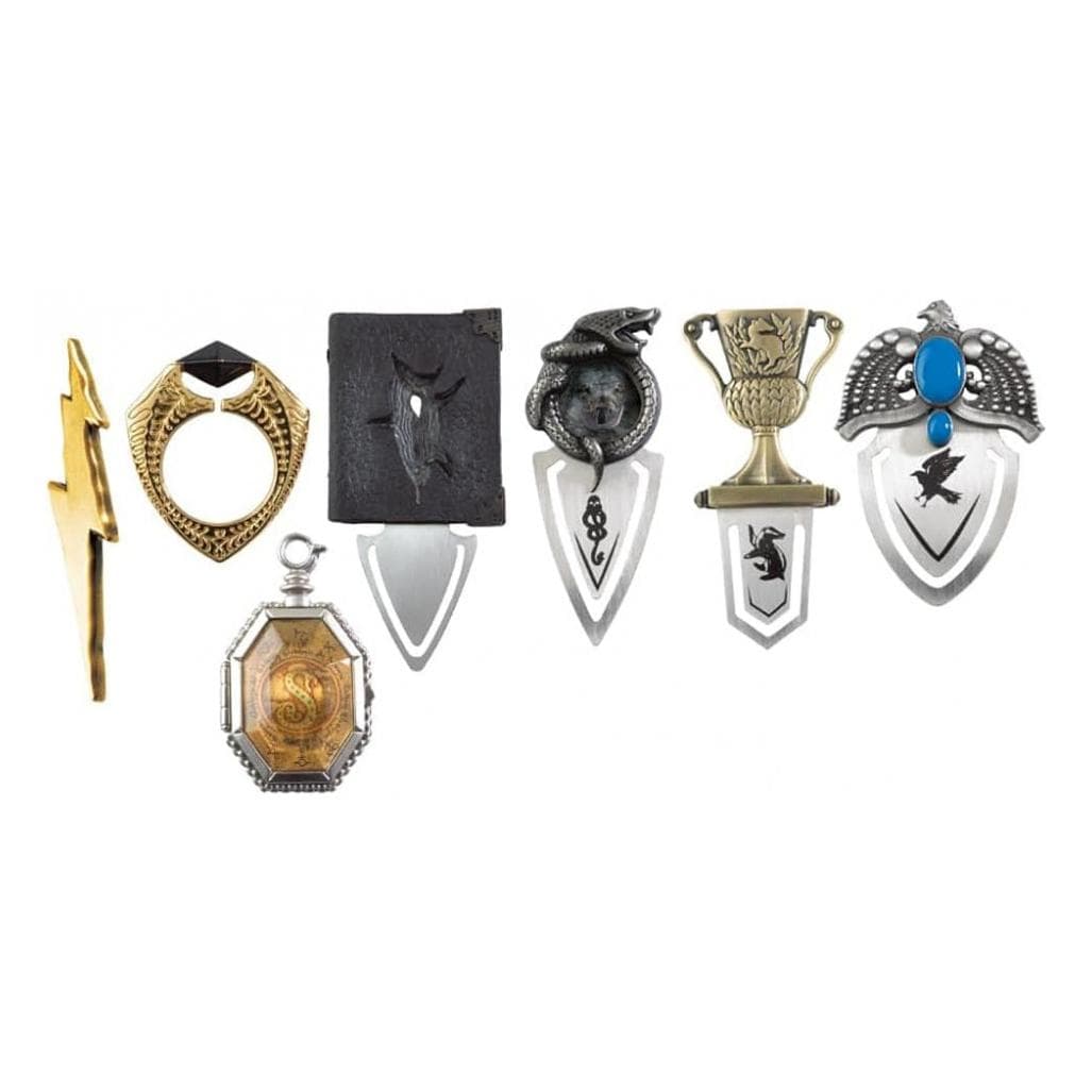 Noble Collection, Bureau : accessoires, Harry Potter Marque-pages Lot de 7 The Horcrux Collection