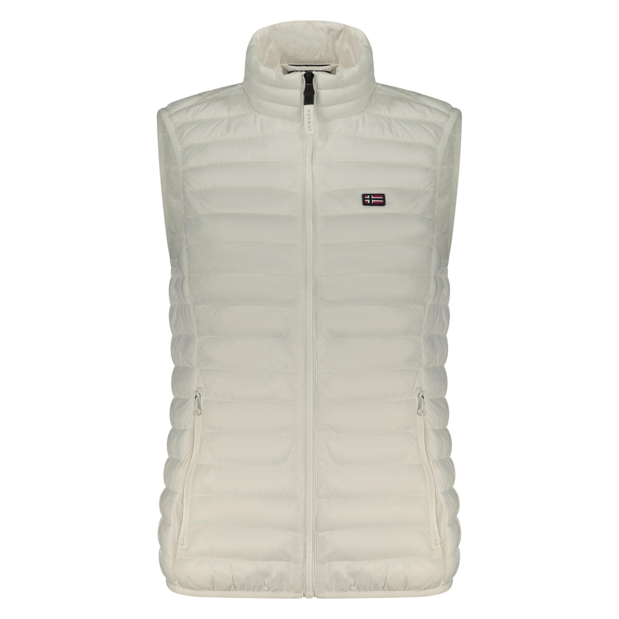 Norway 1963, Femmes, Gilet, White Polyamide Women's Vest, Blanc, (XXL)