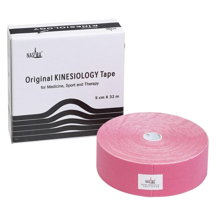 Nasara, Bande de kinésiologie, Kinesiology Tape 32 m, rose
